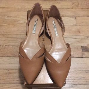 Audrey Brooke Cognac Flats